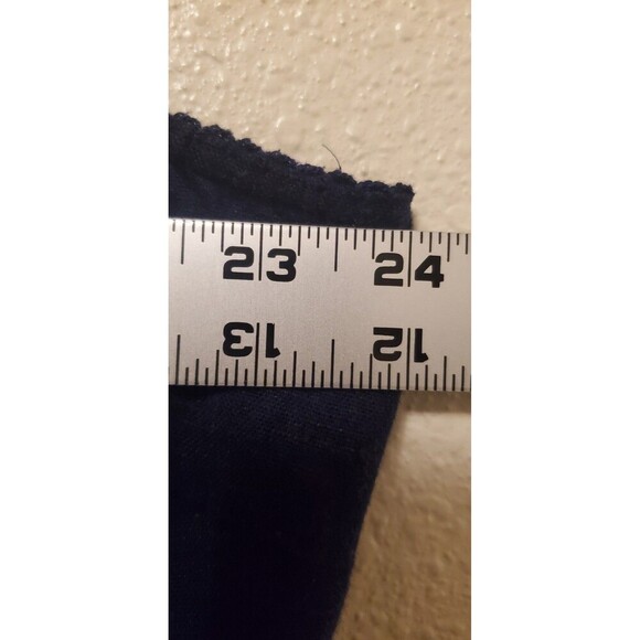 Old Navy Fall Cottage Core Navy Blue Fit & Flare Cami Dress XXL Lace Accent - Picture 9 of 16